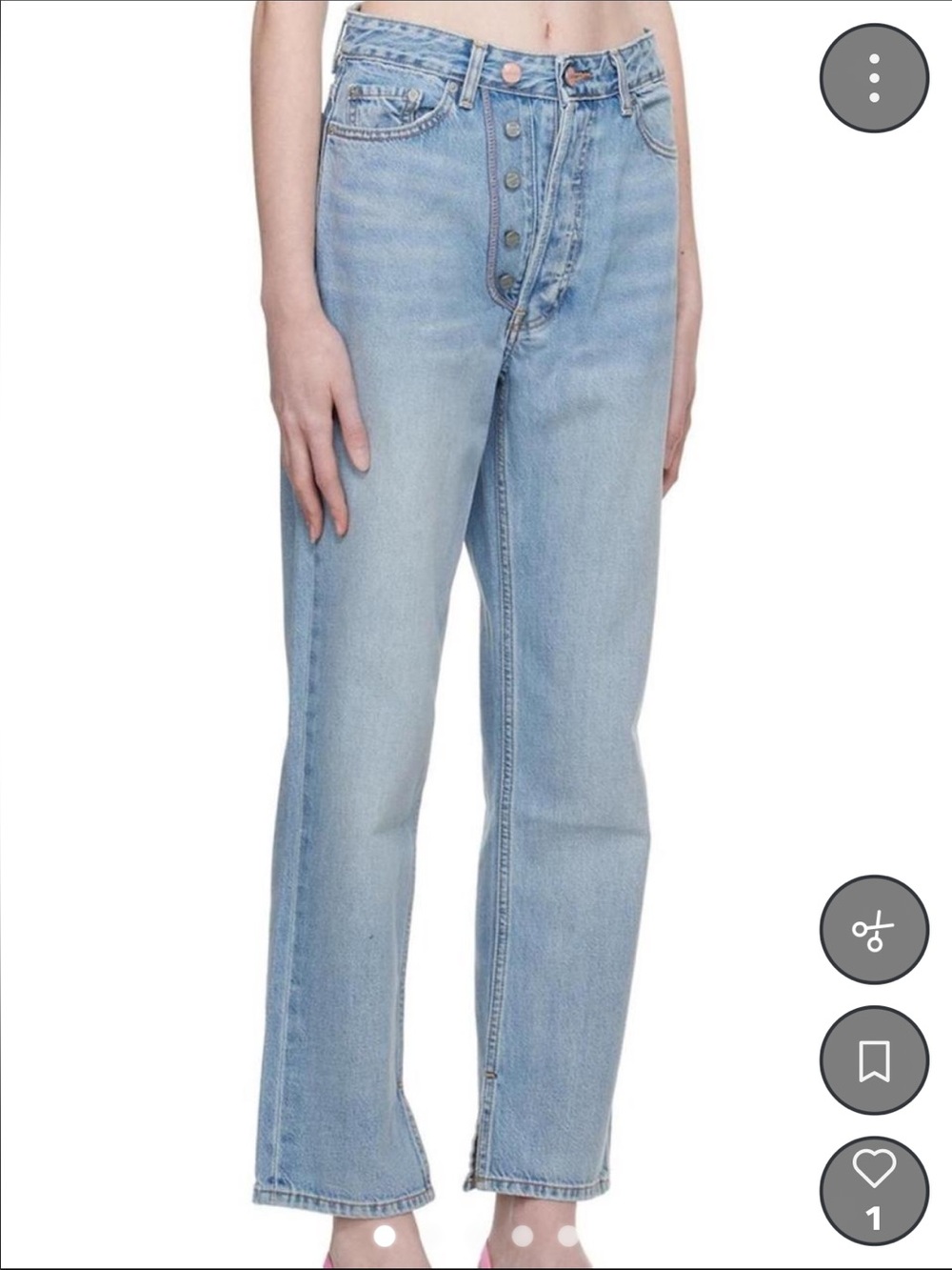 Ganni figni jeans size 26 very good condition only worn a handful of times